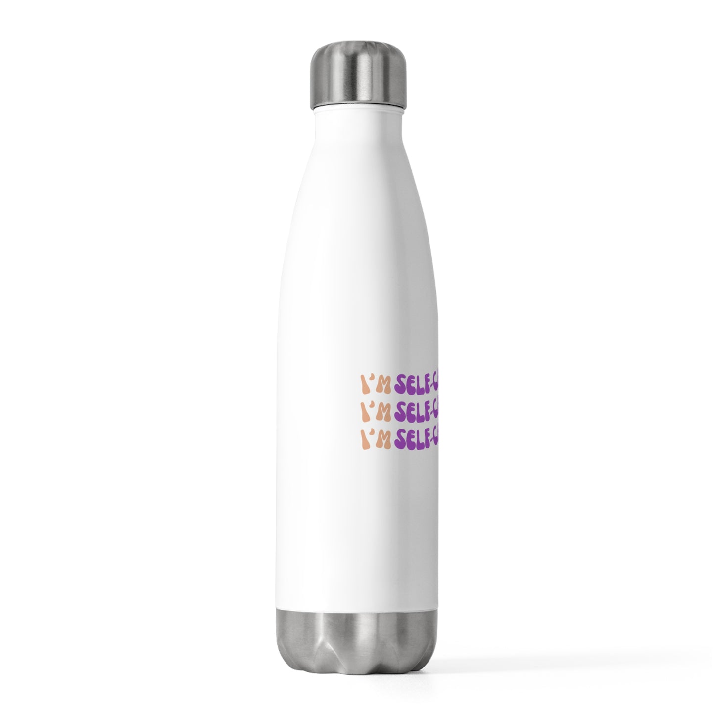 Motivational Self-Care Insulated Water Bottle - 20oz