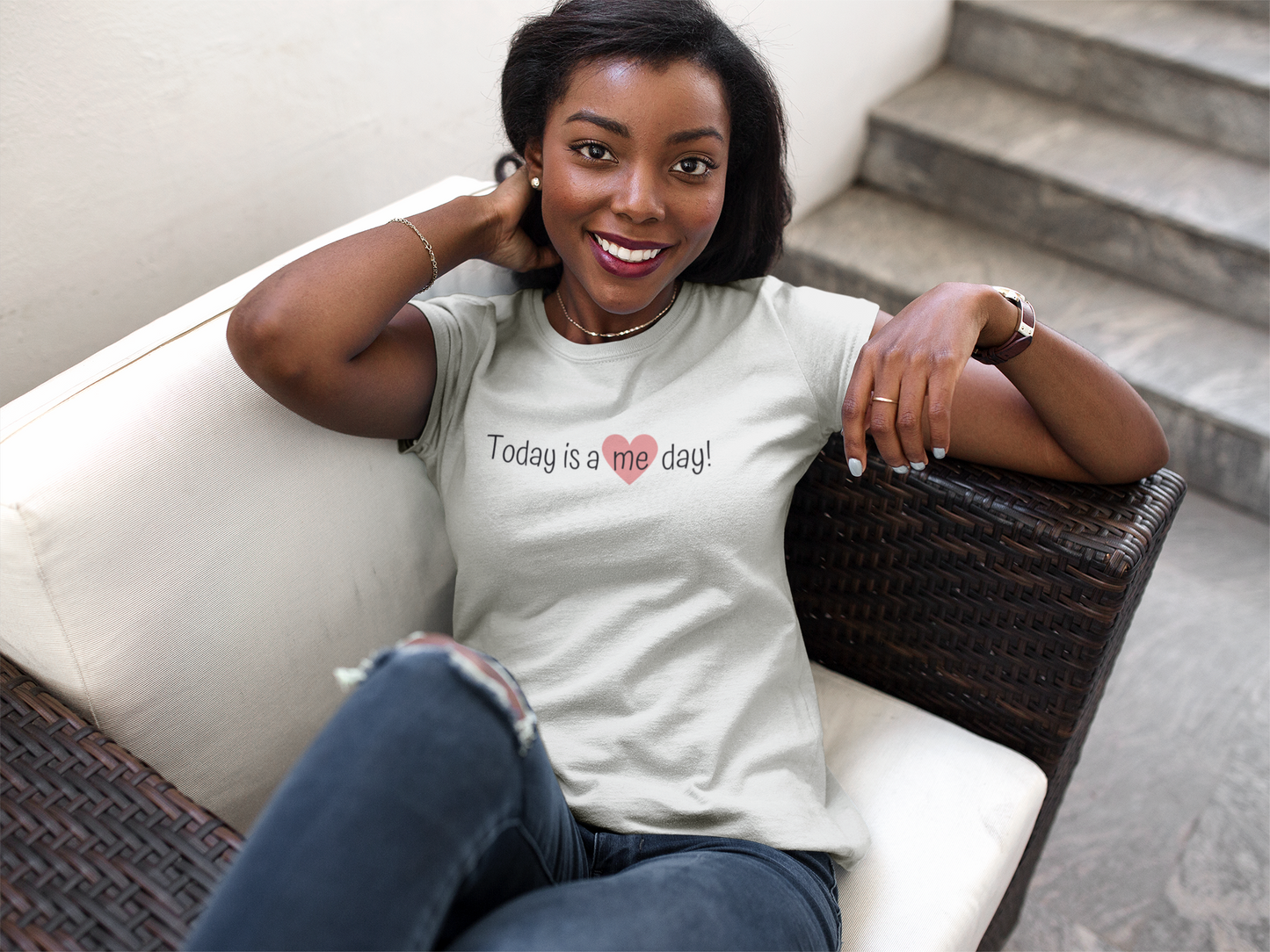 Today is a Me Day Unisex Softstyle T-Shirt - Self-Care Quote Tee