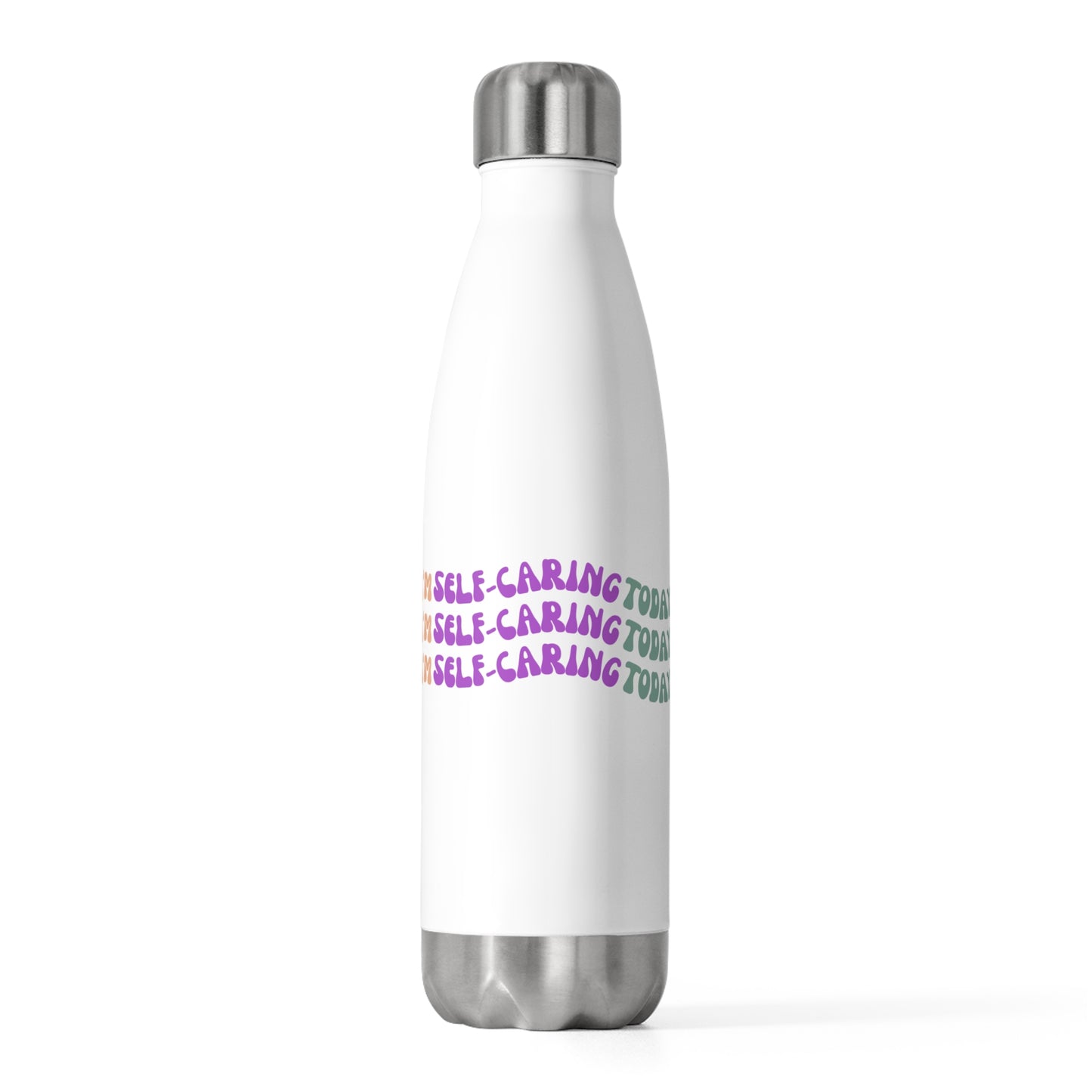 Motivational Self-Care Insulated Water Bottle - 20oz