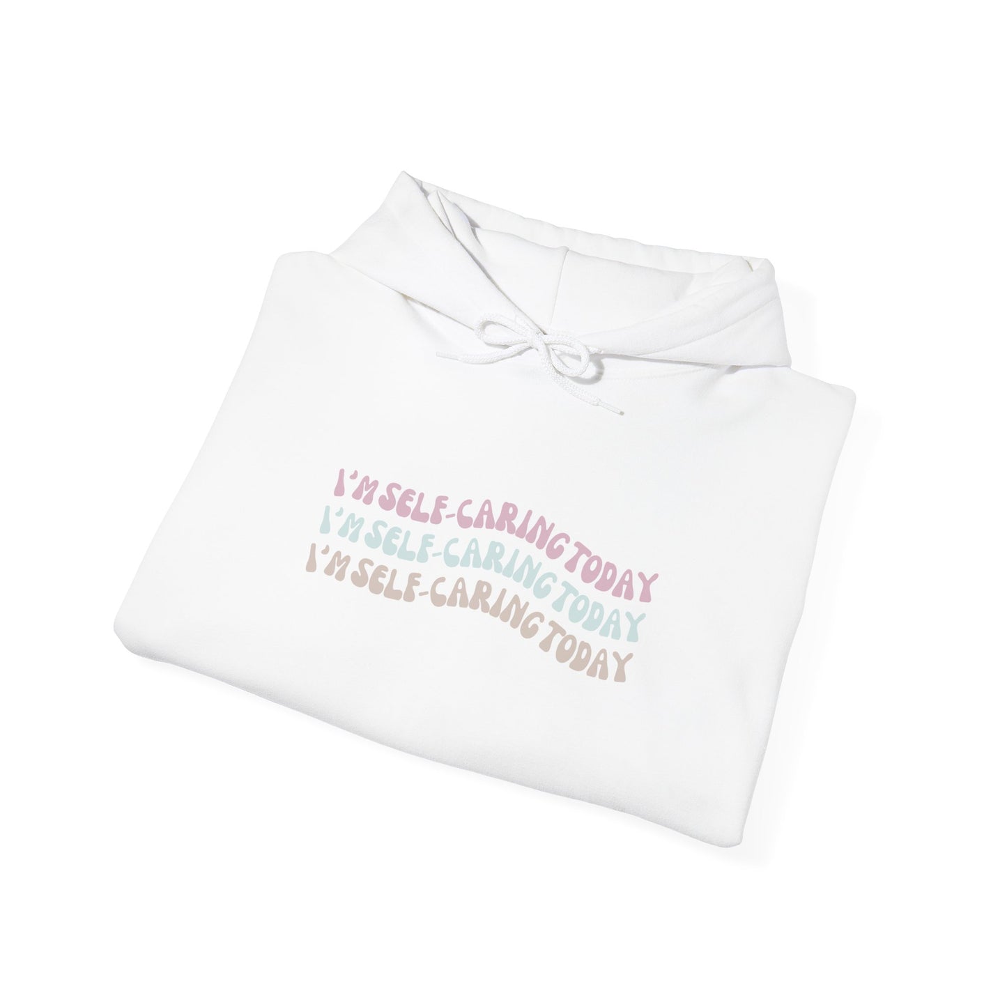 Self-Care Hooded Sweatshirt - Unisex Heavy Blend™ - Perfect for Chill Days